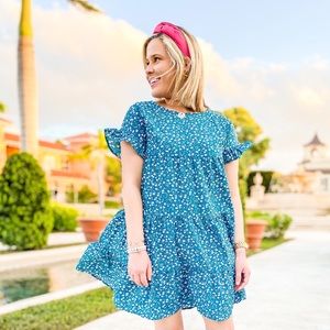 Baby doll floral dress.